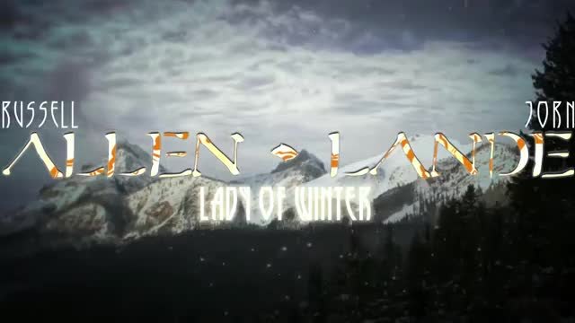 Allen / Lande - Lady of Winter Lyric Video (Official  New Studio Album  2014)