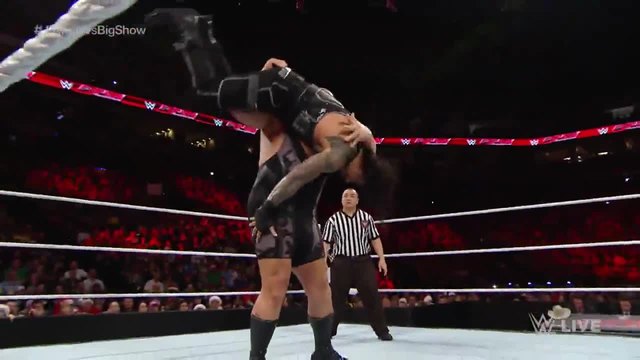 Roman Reigns vs. Big Show- Raw, December 22, 2014