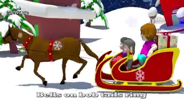 Jingle Bells Jingle Bells ( 3D коледни песни за деца )