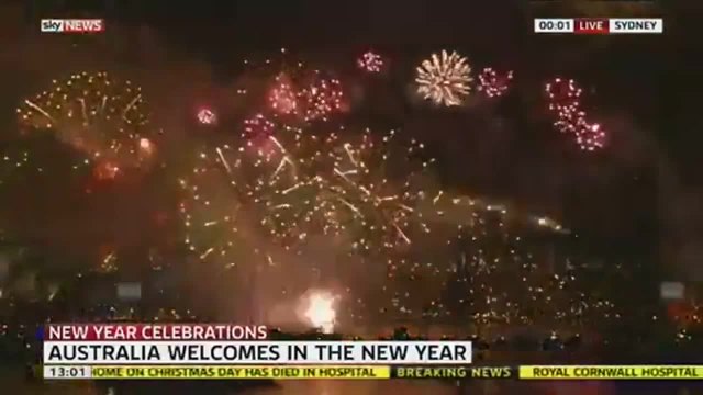 Нова Година в Сидни Австралия - New Year in Sidney, Australia