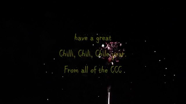 Happy New Year, Chile - Нова Година  вЧили 2015 Фойерверки