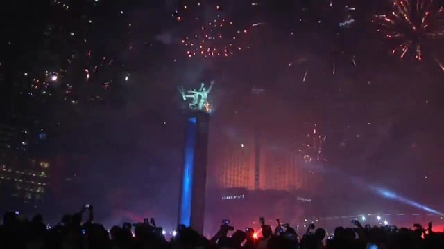 Шоу за нова година в Индонезия - 2015г