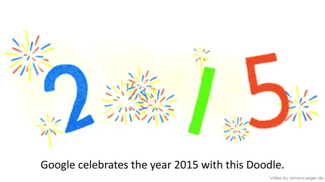 Честитка за Нова Година от Google 2015 - New Year