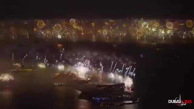 Нова Година в Дубай - Фойерверки 2015!