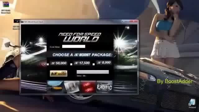 Need for speed NFS World Hack work undetected Free Cars