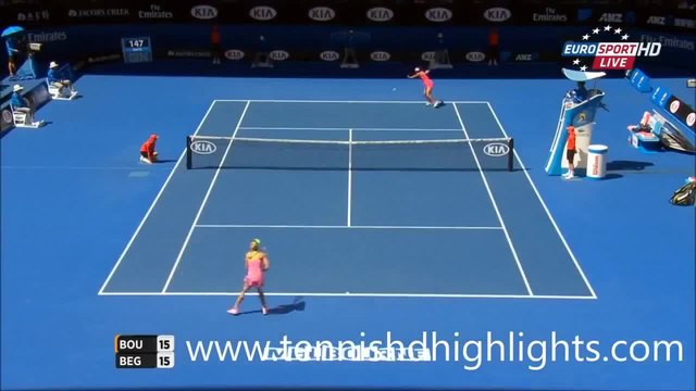 Южени Бушар - Ирина-камелия ( Australian Open 2015 )