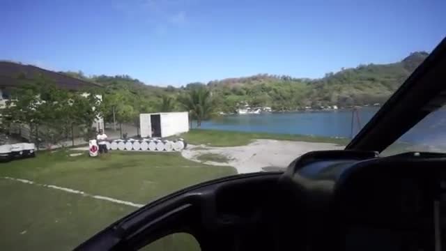 Бора Бора Летене с Хеликоптер над целият Остров