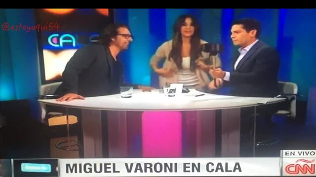 Miguel Varoni y Catherine Siachoque Selfie con Proposito Cala CNN 2015