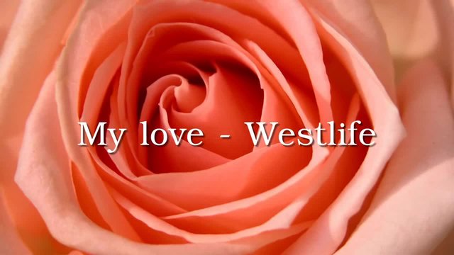 Westlife - My love (lyrics)