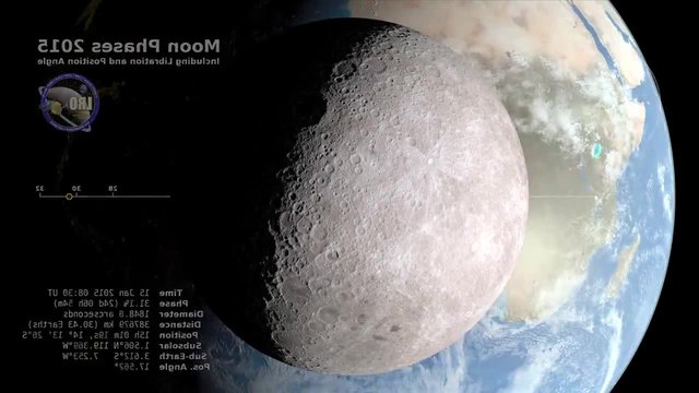 Н А С А публикува видео от Тъмната страна на Луната
