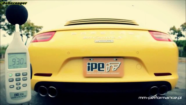 Porsche 911 Carrera X ipe F1 exhaust by Mm Performance