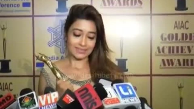 Tv Serial Uttaran Star Tina Dutta Wins Goldan Achiever Award-Take A Look