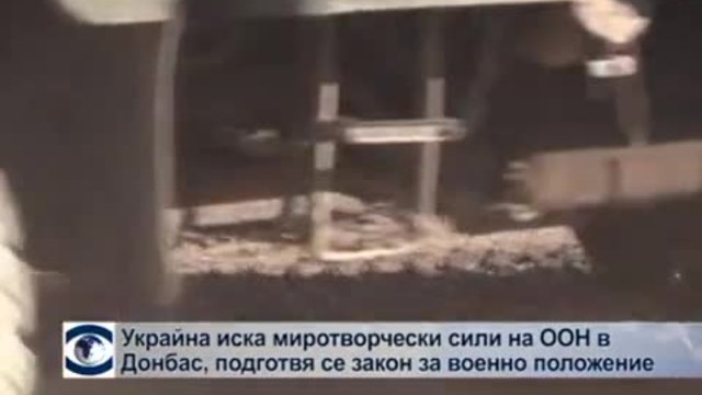 Украйна иска миротворчески сили на ООН в Донбас, подготвя се закон за военно положение