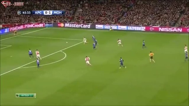 Арсенал - Монако 1:3 ( Гол на Бербатов за 0:2)