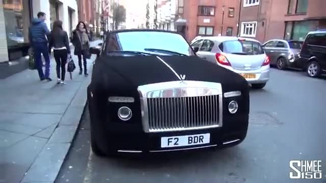 Rolls-royce Phantom с кадифена обвивка