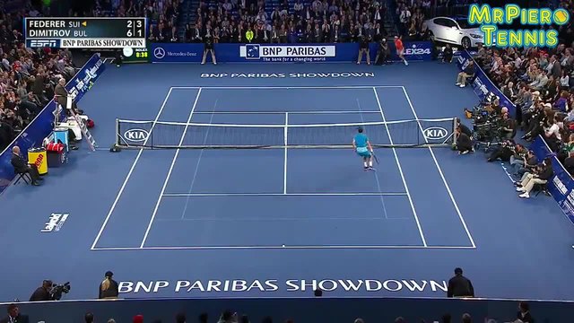 Григор Димитров vs Роджър Федерер Невероятно Отиграване !