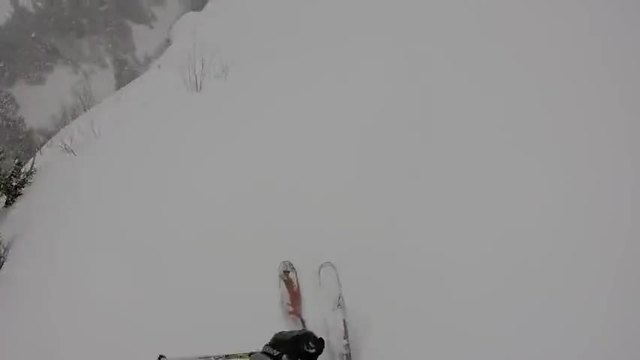 Скиор напълно затрупан от сняг спасен от приятелите си!!! (ВИДЕО)