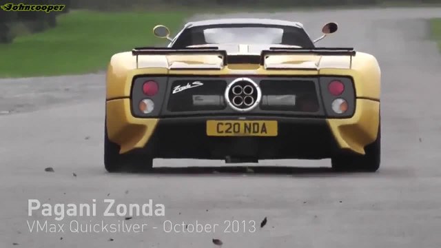 Pagani Zonda S off the line - lovely exhaust noise