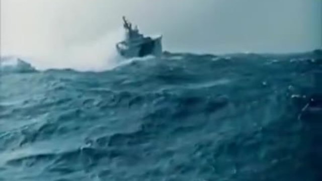 Angry sea - The Perfect storm in reality