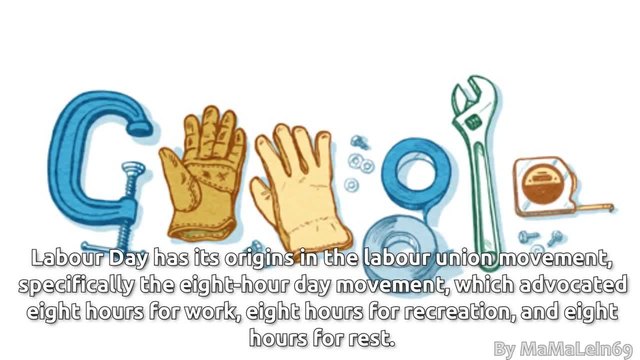 Честит Ден на труда 2015 (Labour Day) от Google Doodle