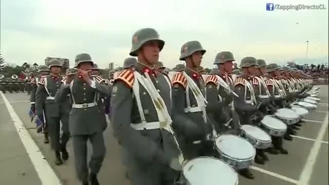 Парад на Чилийската Армия - Парад в стил Вермахт ( Chilean Army Parade - Wehrmacht Parade Style )