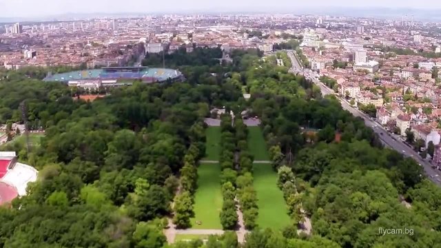 Красотата на София от високо