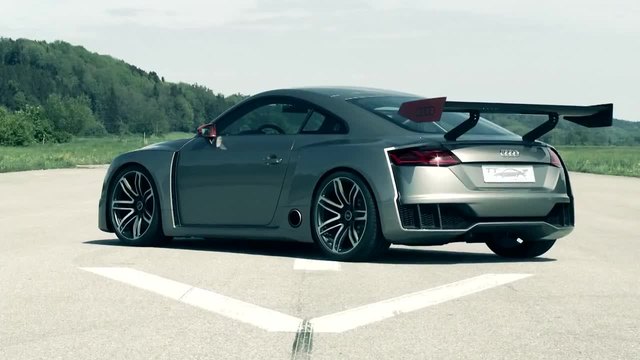 ПЪРВО ВИДЕО НА БРУТАЛНОТО AUDI TT CLUBSPORT