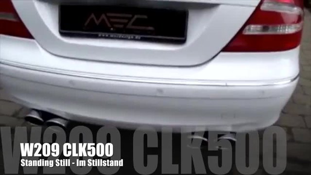 Mec Design Clk500 W209 Exhaust