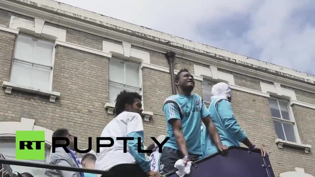 Шампионският парад на Челси в Лондон