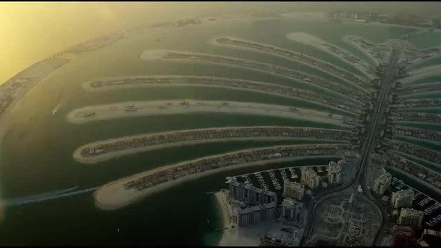 Humans flying over Dubai