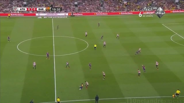 Феноменален гол на Меси срещу Атлетик Билбао на 30.05.2015г.