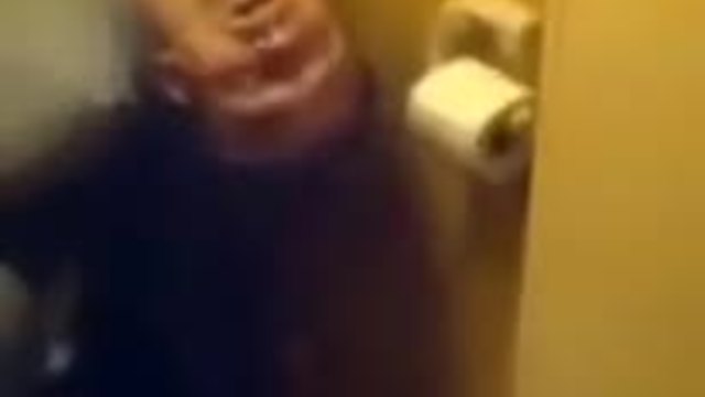 Drunk guy asleep in the toilet in exorcistic pose, can you do that_