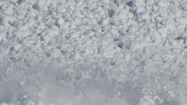 Това се случва само в Русия заек надбяга лавина