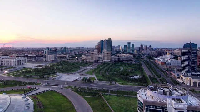 Астана,Казахстан.Timelapse & Hyperlapse