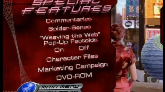 Спайдър-мен (2002 DVD) - Бонус материали