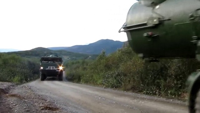 Ракетный комплекс «Рубеж» в действии