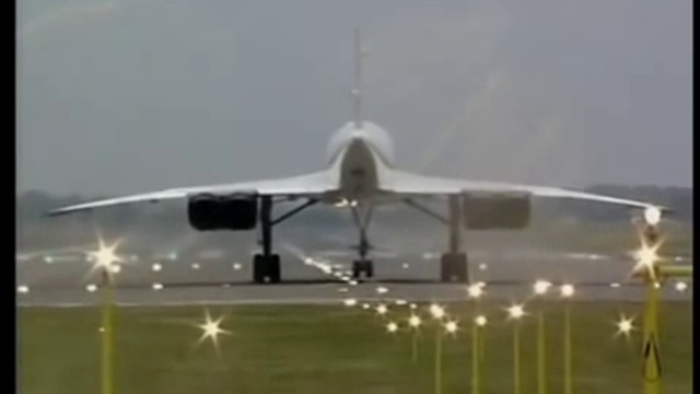 Сверхзвуковой самолет "Конкорд" - первое испытание