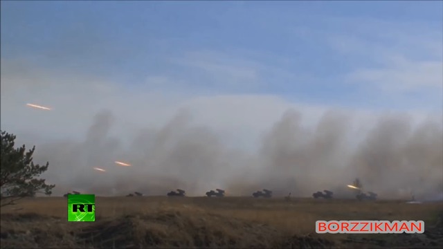 Russian power in action-Iron Rain!Most powerful missile corps and artillery in the world!