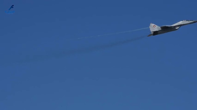 MiG 29 "Fulcrum" MEMORABLE Airshow Display by Rumen Radev President of Republic of Bulgaria