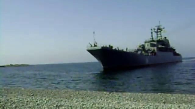 Высадка морской пехоты БДК "Цезарь Куников"