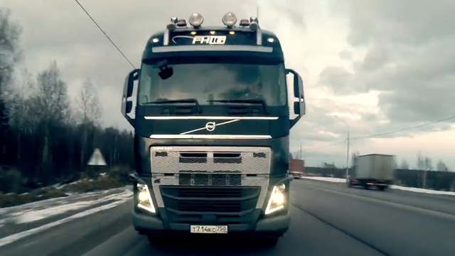 тест-драйв VOLVO FH16 750 Л.С.!!! (част 1)