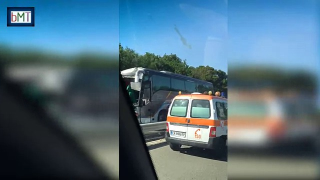 Зверска катастрофа между автобуси край Отманли, трима са ранени