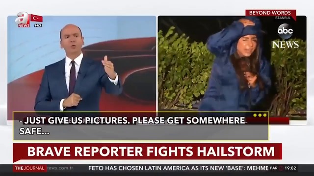 Рискове! Градушка помля синоптичка при пряко включване