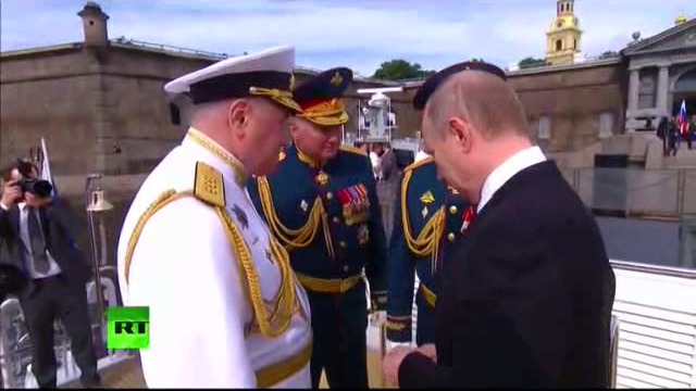 Военно-морской парад в  Кронштадт - честь Дня ВМФ - Росии (част 1) 30.07.2017.