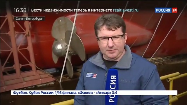 Атомный ледокол "Сибирь" - сошел со стапелей - (22.09.2017)