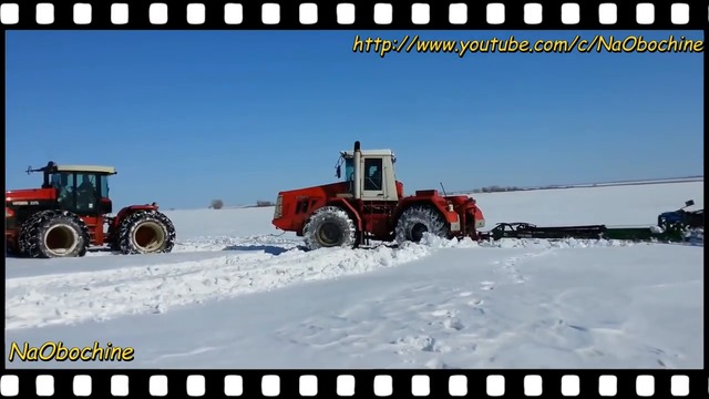 К-700, К-701, К-744 -Кировцы- в грязи и снегу! -Кировец- на бездорожье, что танк в бою! Подборка