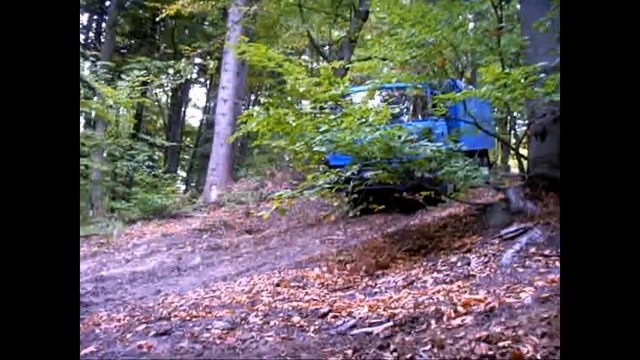 Tatra 815 8x8 fully loaded in forest