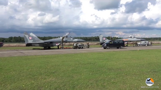 MiG-29 start-up to shut down - Polish Air Force