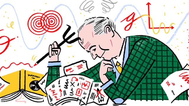 Макс Борн немски физик Max Born Google Doodle - 135 години от рождението на Макс Борн