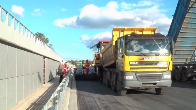 World Amazing Modern Road Construction Asphalting VOGELE DYNAPAC Truck Mega Machines Europe